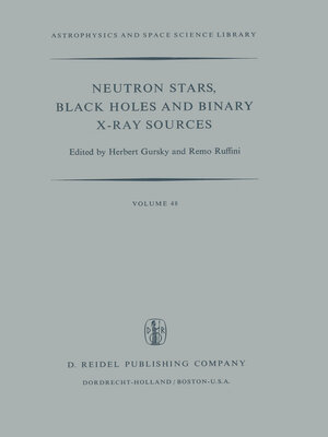 cover image of Neutron Stars, Black Holes and Binary X-Ray Sources